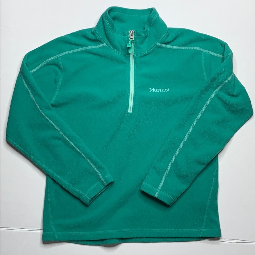 Kids MARMOT Green 1/4 Zip Size L‎